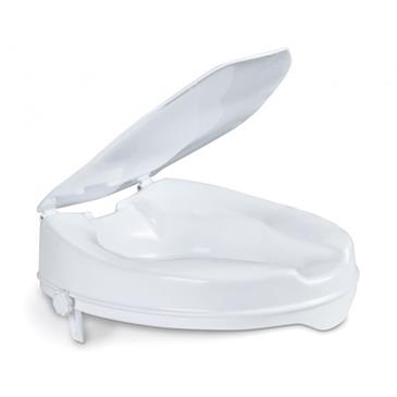 Asiento elevador wc con tapa 6 cm