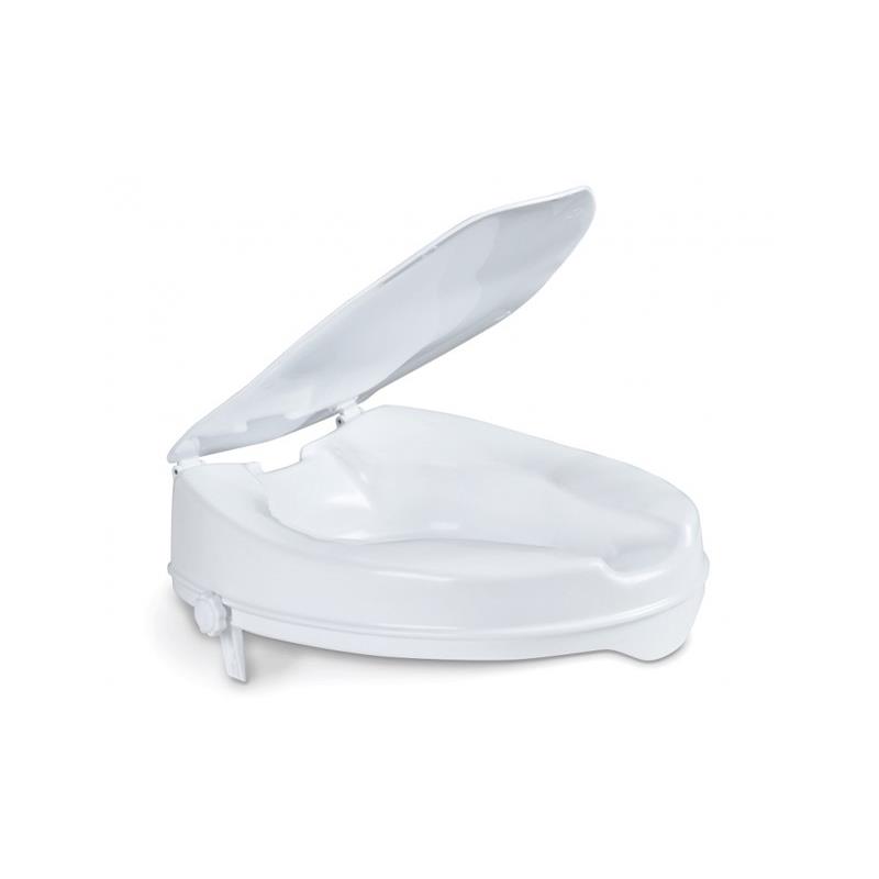 Asiento elevador wc con tapa 6 cm