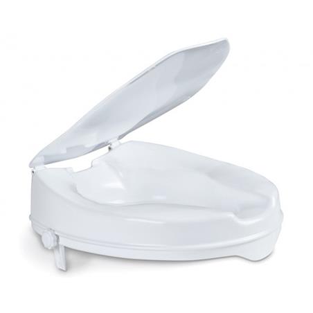 Asiento elevador wc con tapa 6 cm