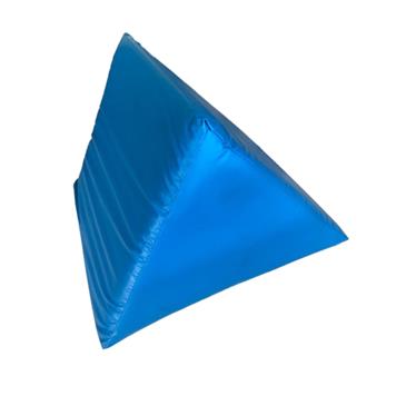 Cuña postural de 45x38x38 cm. Color azul