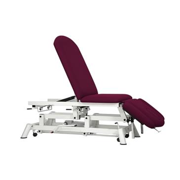 Camilla hidráulica para osteopatía de 5 secciones. Sisal