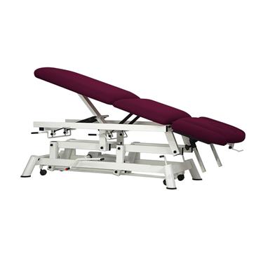 Camilla hidráulica para osteopatía de 5 secciones. Sisal
