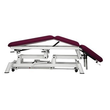 Camilla hidráulica para osteopatía de 5 secciones. Sisal