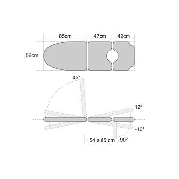 Sillón de reconocimiento ginecológico eléctrico. Báltico