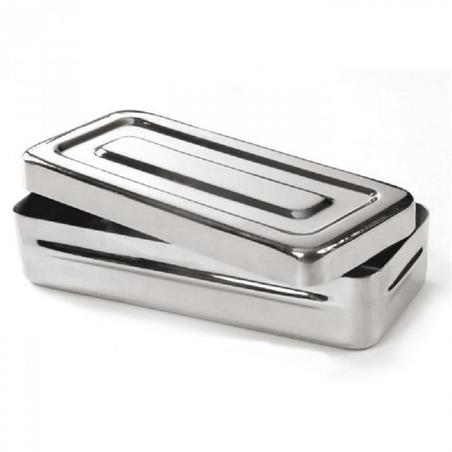 CONTENEDOR TAPA AC/INOX 18/10 320X150X(H)60