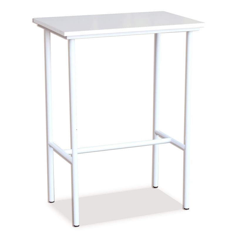 MESA BLANCA PARA PESA BEBES.