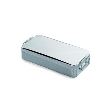 CONTENEDOR TAPA C/ASA Y CIERRE. AC/INOX 18/10 200X100X(H)60