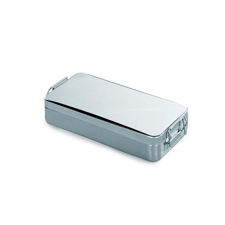 CONTENEDOR TAPA C/ASA Y CIERRE. AC/INOX 18/10 200X100X(H)60