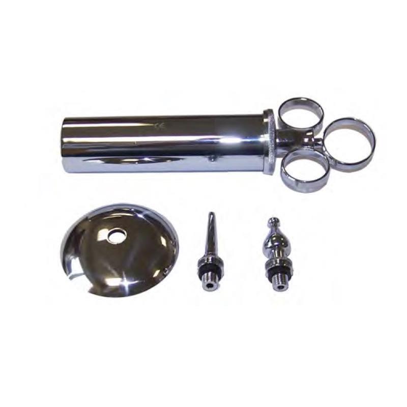 JERINGA PARA OIDOS AC/INOX. CON DOS CÁNULAS 75ML