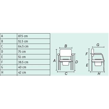 Silla wc con agujero HERDEGEN