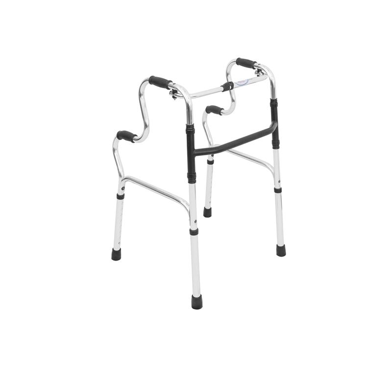 Andador plegable de 2 niveles sin ruedas