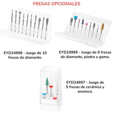 Micromotor para uñas con aspirador. Velocidad ajustable hasta 30.000 RPM