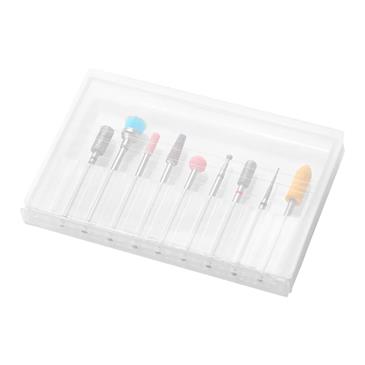 Juego de 9 fresas de diamante, piedra y goma