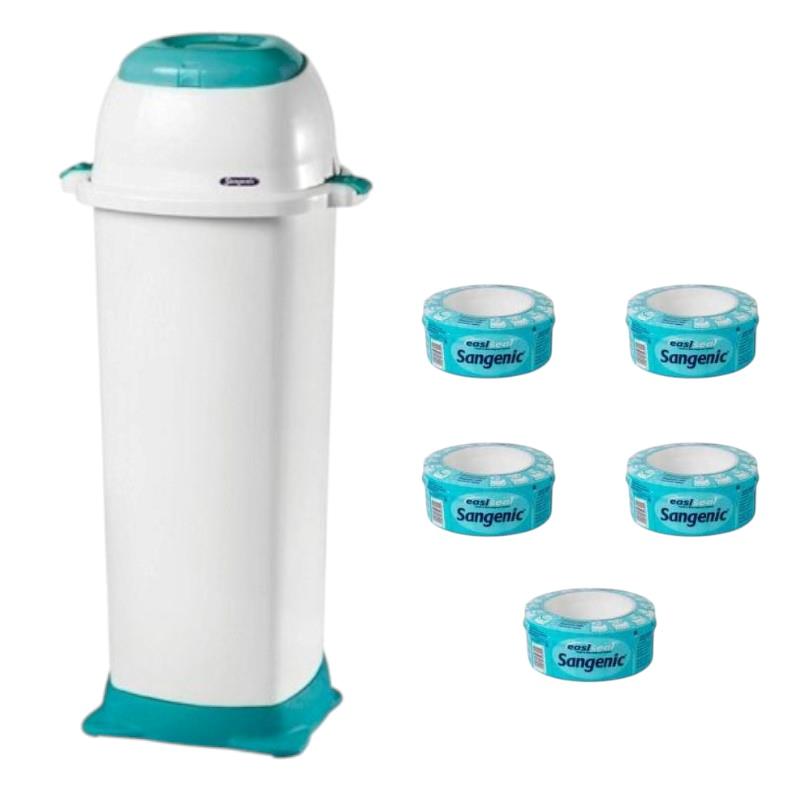 Contenedor de recogida de pañales con 5 cartuchos