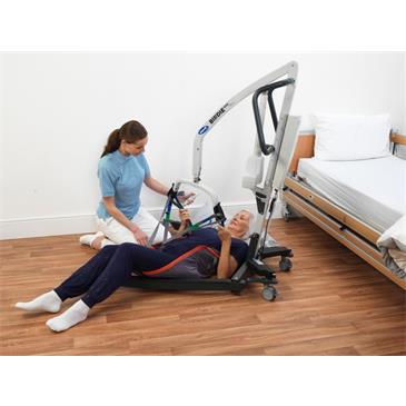 Grúa traslado Invacare Birdie Evo 1D 180 kg, mástil desmontable y con árnes