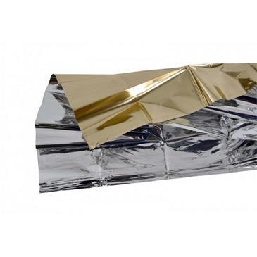 MANTA TÉRMICA ORO/PLATA.