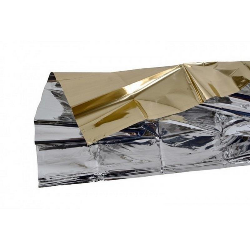 MANTA TÉRMICA ORO/PLATA.