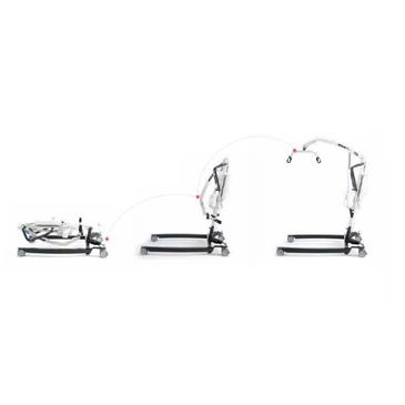 Grúa traslado Invacare Birdie Evo Compact 1A mástil desmontable con arnés