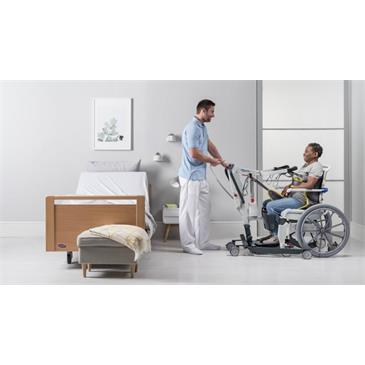 Grúa bipedestación Invacare Isa Standard 160 kg con eslinga de pie. Talla M