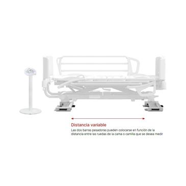 Báscula pesa camas digital hasta 500 kg