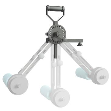 Banco de cuádriceps con dos brazos