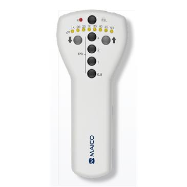 Aparato de screening auditivo portatil con cascos DD65