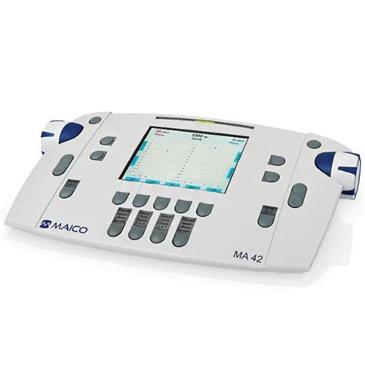 Audiometro de diagnostico de dos canales con cascos DD45