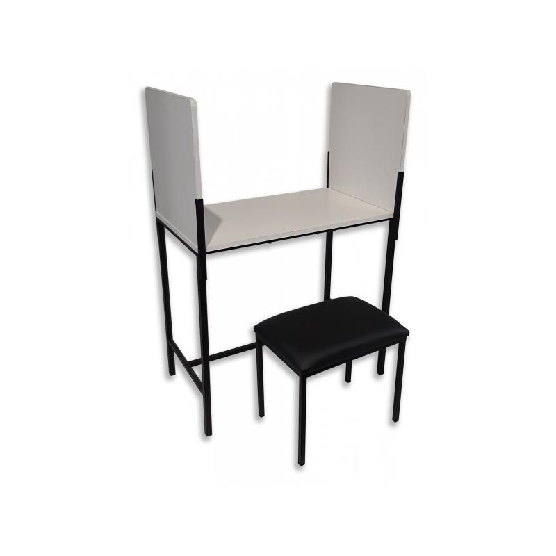 Mesa para toma de muestras 1 plaza acero esmaltado