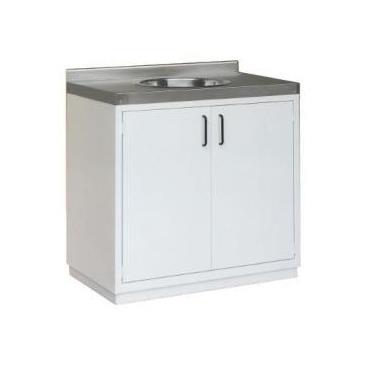 PUESTO DE CONTROL DE ENFERMERÍA. ESTRUCTURA ACERO INOXIDABLE 18/8.