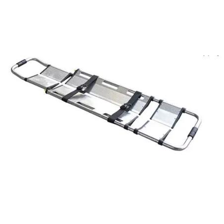 Camilla tipo cuchara aluminio con correas