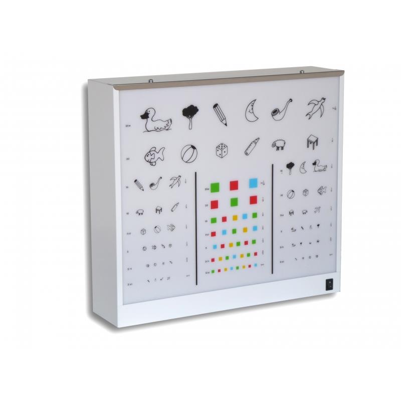 Optotipo infantil wecker