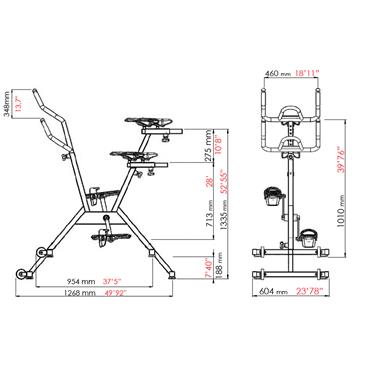 Bicicleta acuatica profesional Poolbiking ONE PLUS 2.0