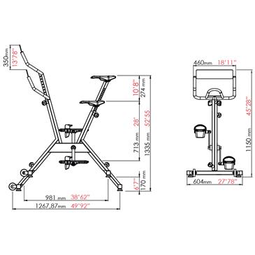 Bicicleta acuatica profesional Poolbiking TENERIFE