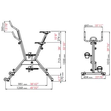 Bicicleta acuatica profesional Poolbiking BERLÍN
