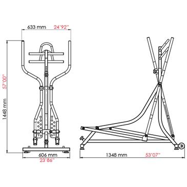 Bicicleta acuatica profesional Poolbiking ORBITAL