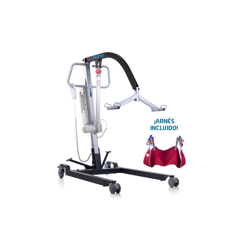 Grua eletrica con arnes hasta 150kg plegable Aupa Plus