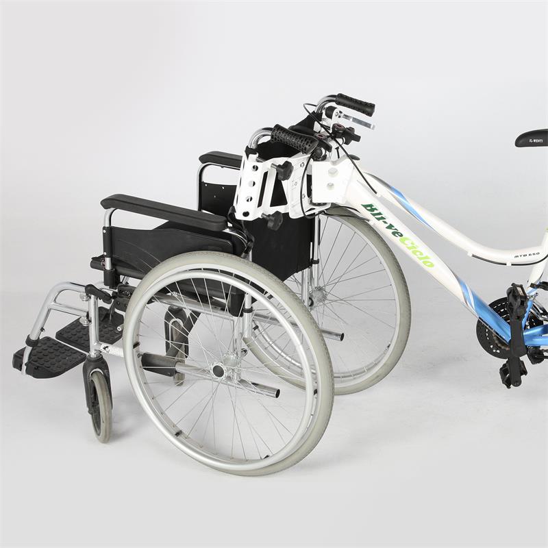 Kit para unir bicicleta con silla de ruedas