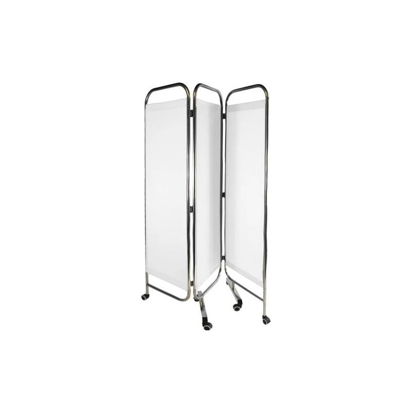 Biombo de 3 cuerpos en acero inoxidable