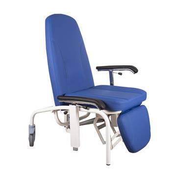 Sillon hospitalario abatible 2 ruedas, tapizado Valencia, color a elegir