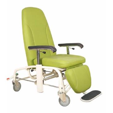 Sillon hospitalario 4 ruedas freno centralizado Valencia, color a elegir