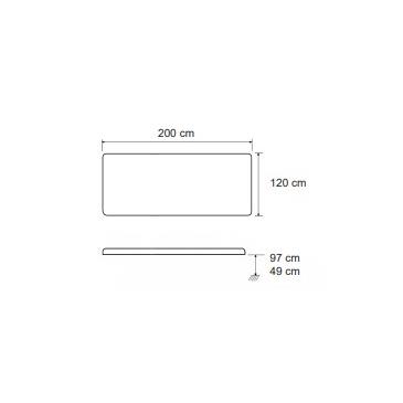 Camilla bobath electrica 200x120 cm con ruedas escamoteables
