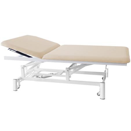 Camilla electrica bobath 2 cuerpos 190 x 100 cm con ruedas escamoteables