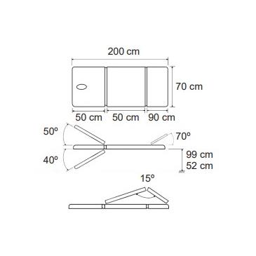 Camilla electrica 3 cuerpos con orificio y elevacion lumbar y piernas