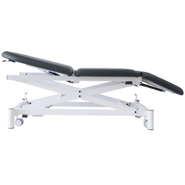 Camilla electrica 3 cuerpos con orificio y ruedas escamoteables 7,5 cm