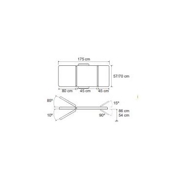 Sillon ginecologico electrico 3 cuerpos