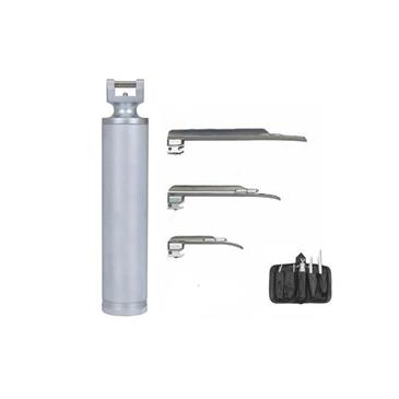 LARINGOSCOPIO MILLER LUZ ESTÁNDAR  FORMADO POR 1 MANGO Y 3 PALAS(Nº 1-2-3), EN ESTUCHE.