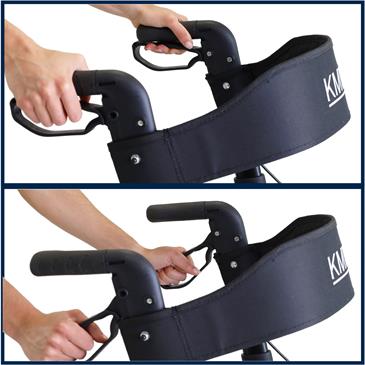 Andador plegable Advance color negro