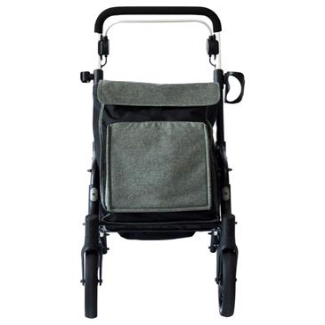 Andador-Rollator con cesta de gran capacidad,plegable