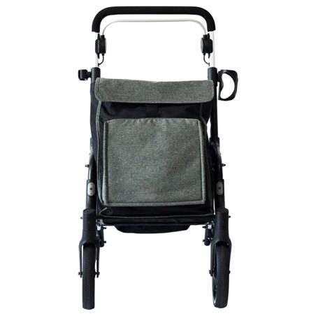 Andador-Rollator con cesta de gran capacidad,plegable