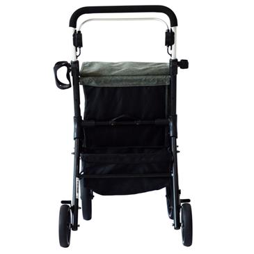 Andador-Rollator con cesta de gran capacidad,plegable